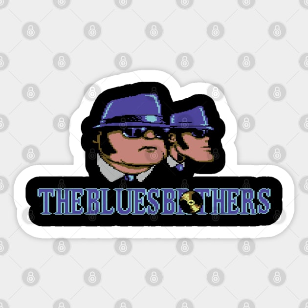 The Blue Brothers Sticker by ilovethec64